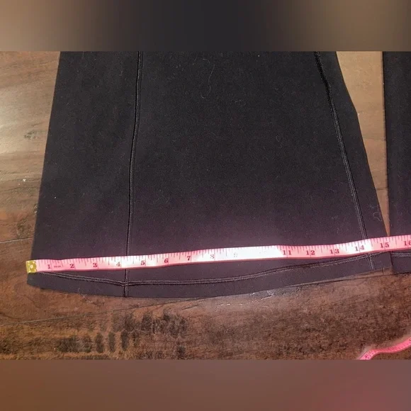 Black Flared Yoga Pants Small Athleta Brand - Picture 5 of 6